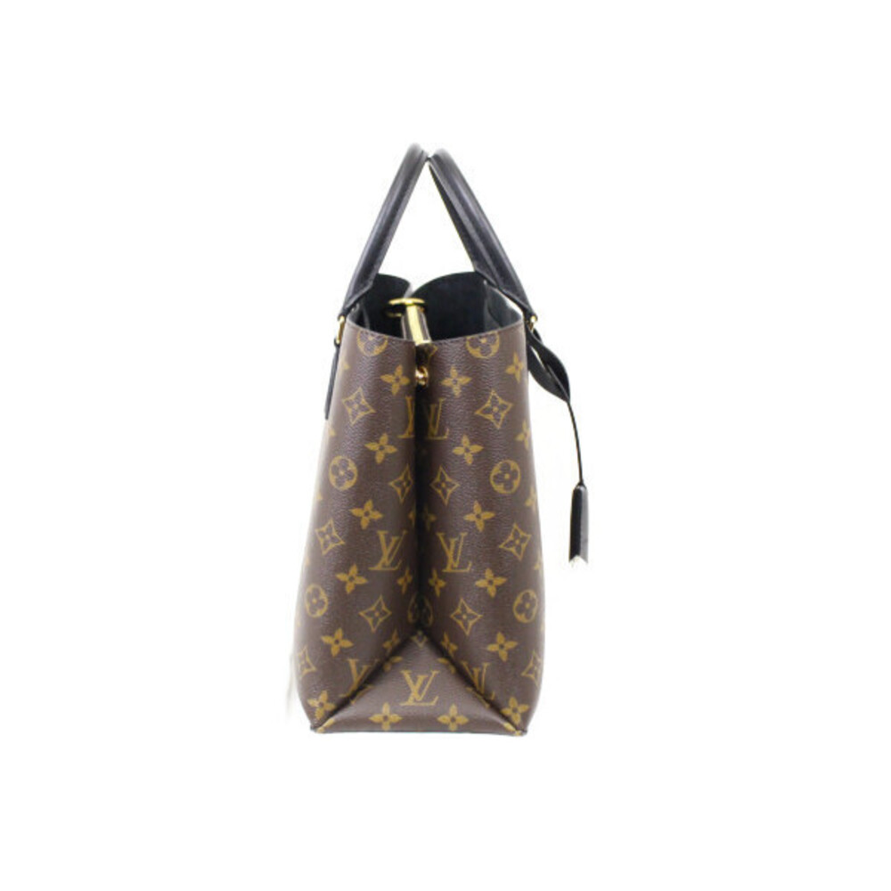LOUIS VUITTON Flower Tote Monogram Noir Black Canvas Bag - Picture 3 of 7